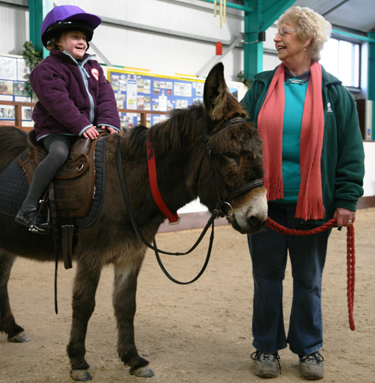 The Donkey Sanctuary's Donkey Assisted Therapy. Photo credit The Donkey Sanctuary.